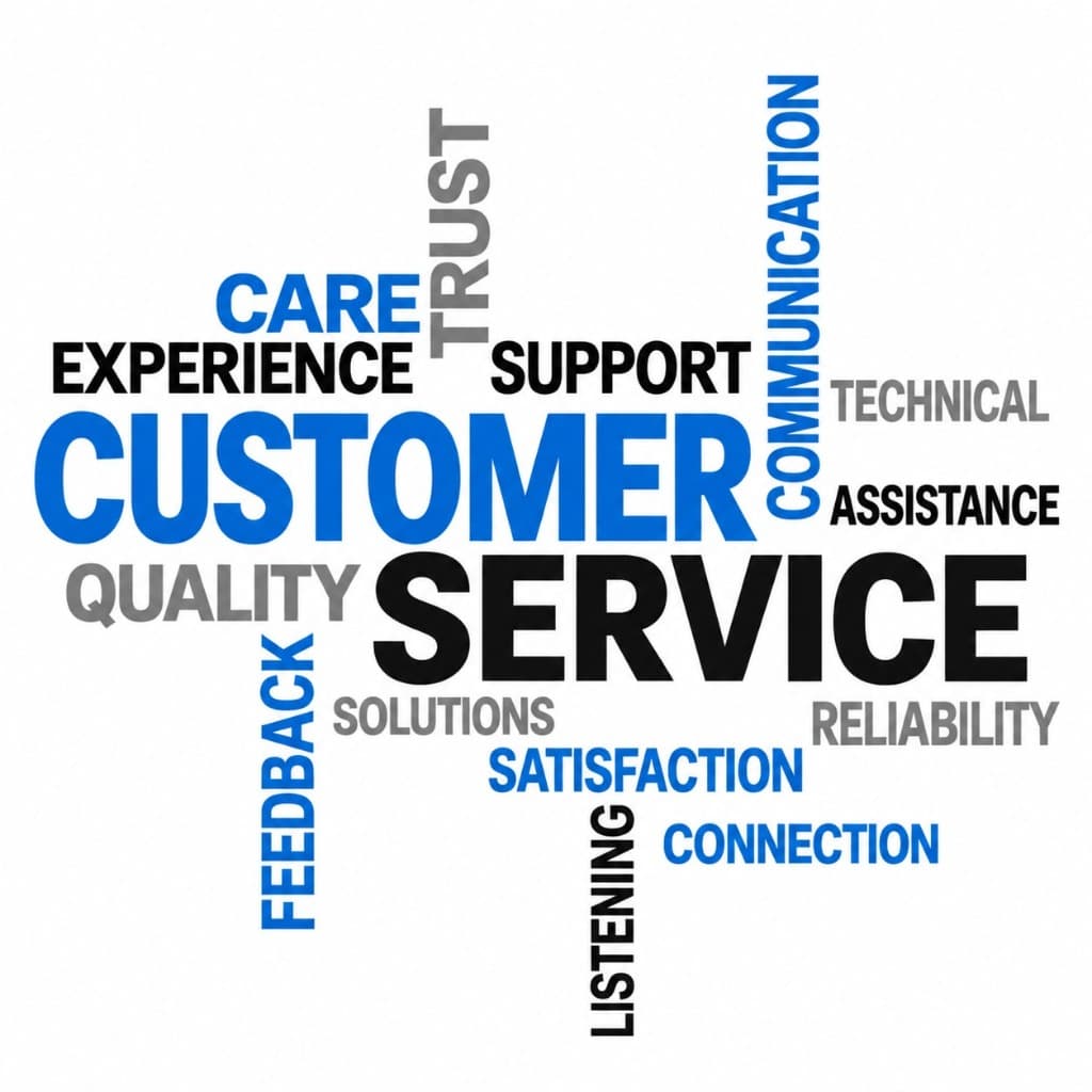 Dedicated Customer Care, Rapid Technical Support and Reliability